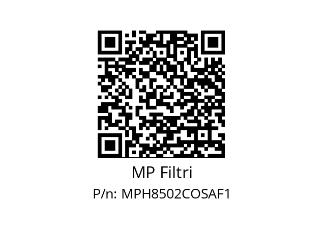  MPH-850-2-C-O-S-A-F1-XXX-T MP Filtri MPH8502COSAF1