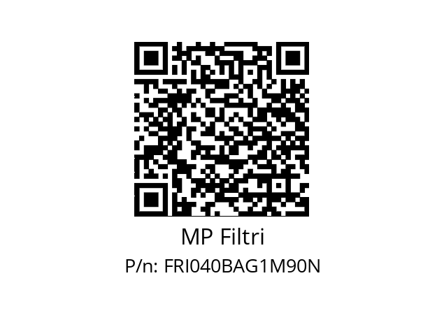  FRI-040-B-A-G1-M90-N-P01 MP Filtri FRI040BAG1M90N