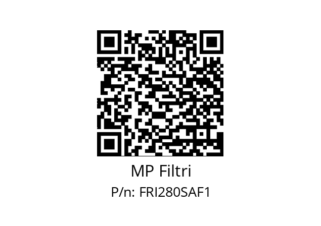  FRI-280-S-A-F1-XXX-P01 MP Filtri FRI280SAF1