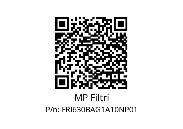  FRI-630-B-A-G1-A10-N-P01 MP Filtri FRI630BAG1A10NP01