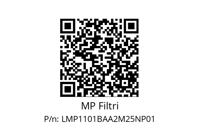  LMP-110-1-B-A-A-2-M25-N-P01-S MP Filtri LMP1101BAA2M25NP01