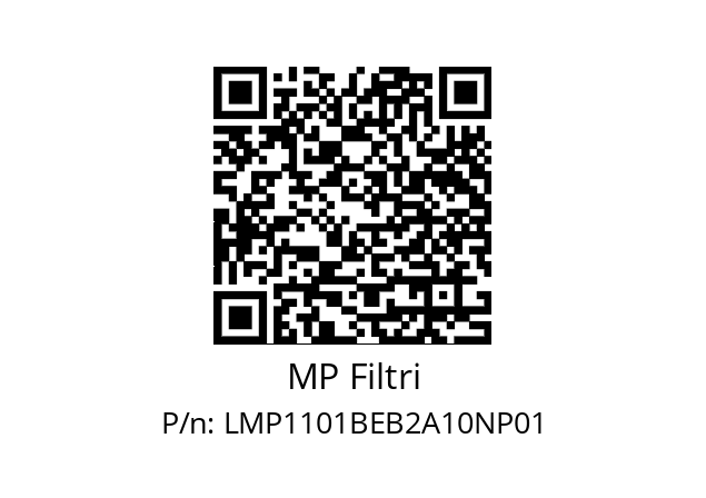  LMP-110-1-B-E-B-2-A10-N-P01-S MP Filtri LMP1101BEB2A10NP01