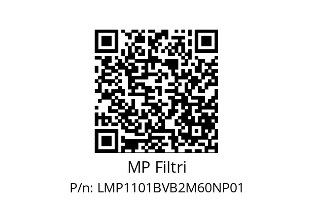  LMP-110-1-B-V-B-2-M60-N-P01-S MP Filtri LMP1101BVB2M60NP01