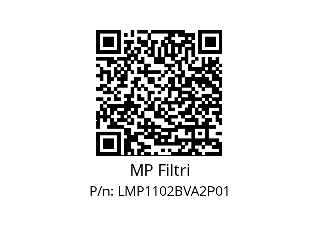  LMP-110-2-B-V-A-2-XXX-P01-S MP Filtri LMP1102BVA2P01