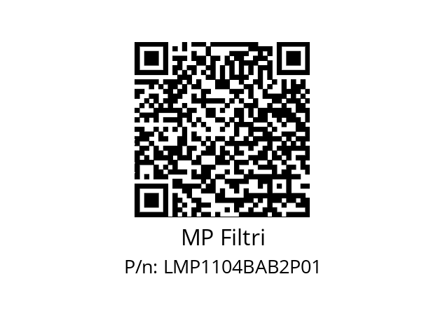  LMP-110-4-B-A-B-2-XXX-P01-S MP Filtri LMP1104BAB2P01