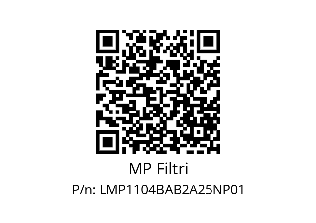  LMP-110-4-B-A-B-2-A25-N-P01-S MP Filtri LMP1104BAB2A25NP01