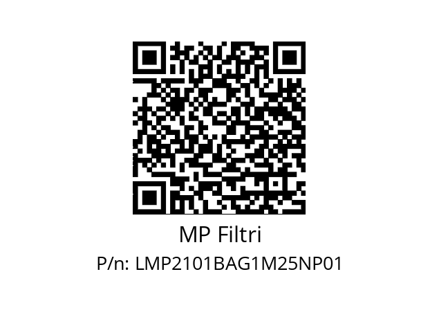  LMP-210-1-B-A-G1-M25-N-P01+T2 MP Filtri LMP2101BAG1M25NP01