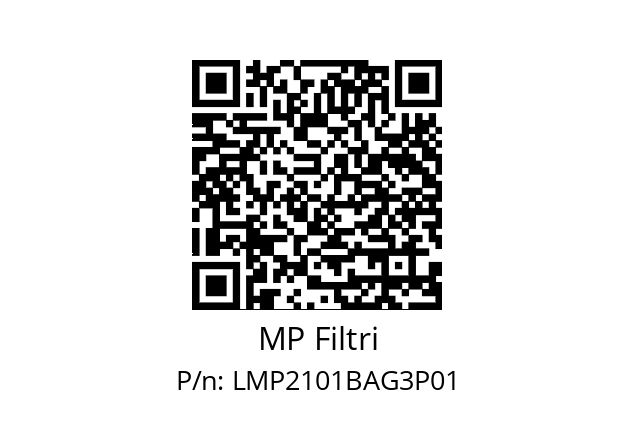  LMP-210-1-B-A-G3-XXX-P01+T2 MP Filtri LMP2101BAG3P01