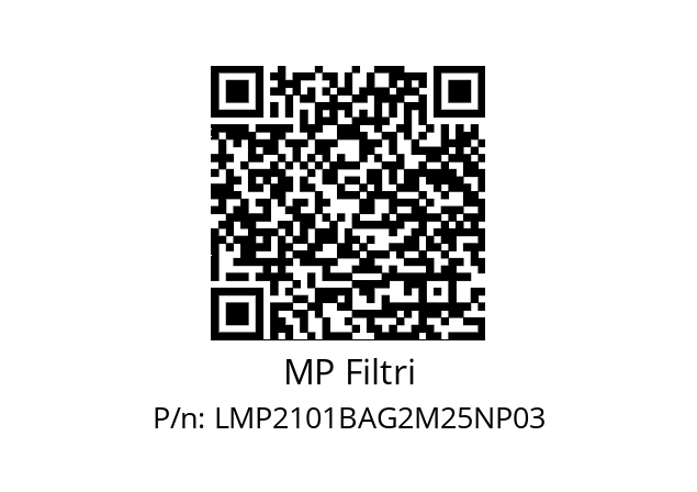  LMP-210-1-B-A-G2-M25-N-P03+T2 MP Filtri LMP2101BAG2M25NP03