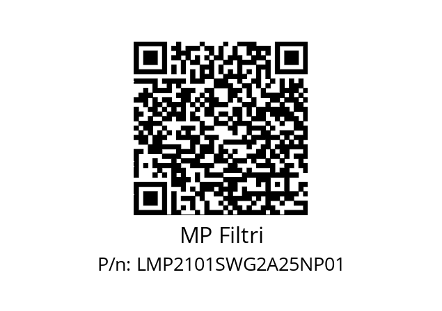  LMP-210-1-S-W-G2-A25-N-P01+T2 MP Filtri LMP2101SWG2A25NP01