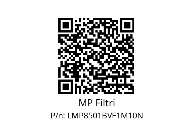  LMP-850-1-B-V-F1-M10-N-P01 MP Filtri LMP8501BVF1M10N