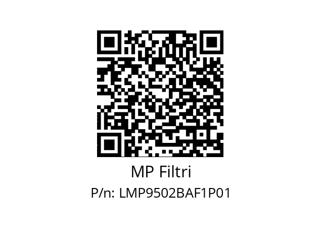  LMP-950-2-B-A-F1-XXX-P01+T2 MP Filtri LMP9502BAF1P01