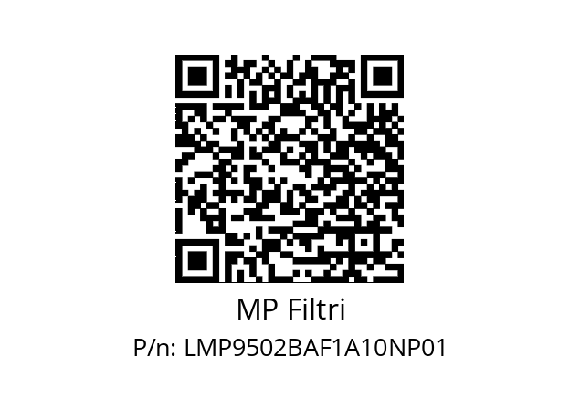  LMP-950-2-B-A-F1-A10-N-P01+T2 MP Filtri LMP9502BAF1A10NP01