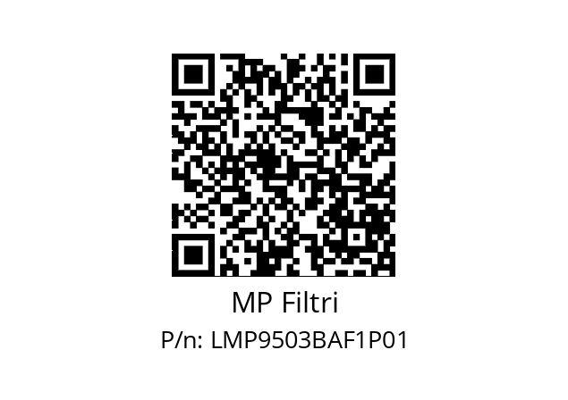  LMP-950-3-B-A-F1-XXX-P01+T2 MP Filtri LMP9503BAF1P01