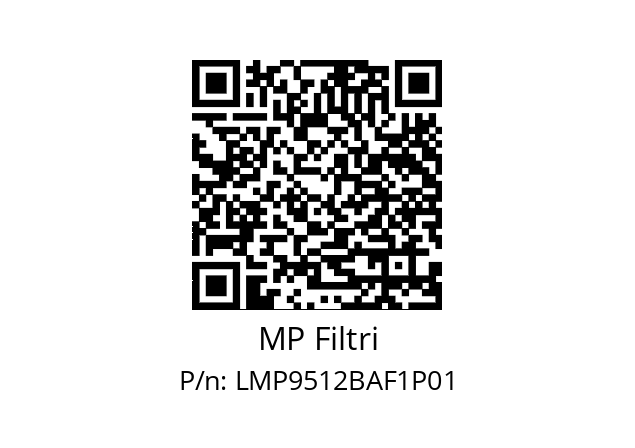  LMP-951-2-B-A-F1-XXX-P01+T2 MP Filtri LMP9512BAF1P01