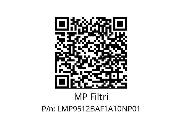  LMP-951-2-B-A-F1-A10-N-P01+T2 MP Filtri LMP9512BAF1A10NP01