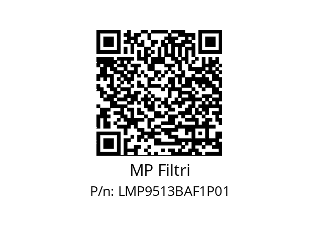  LMP-951-3-B-A-F1-XXX-P01+T2 MP Filtri LMP9513BAF1P01