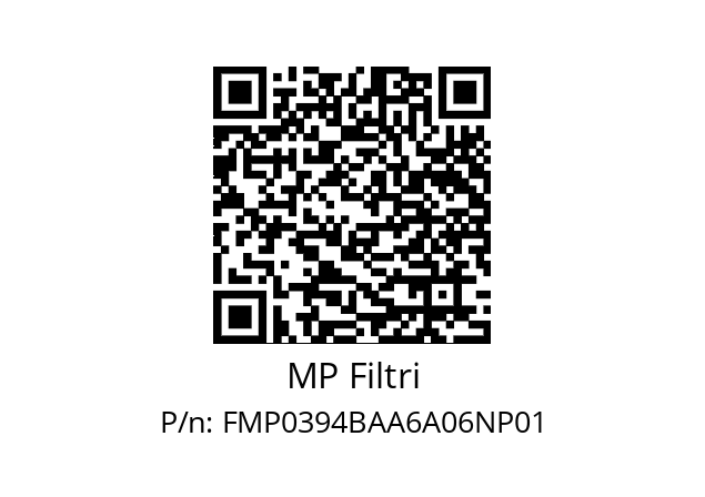  FMP-039-4-B-A-A-6-A06-N-P01 MP Filtri FMP0394BAA6A06NP01