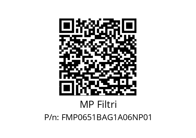  FMP-065-1-B-A-G1-A06-N-P01 MP Filtri FMP0651BAG1A06NP01