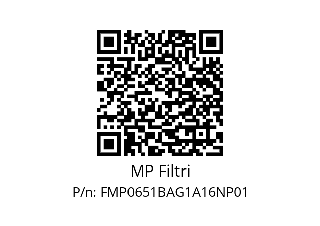  FMP-065-1-B-A-G1-A16-N-P01 MP Filtri FMP0651BAG1A16NP01