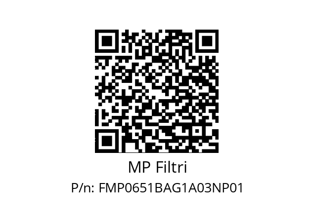  FMP-065-1-B-A-G1-A03-N-P01 MP Filtri FMP0651BAG1A03NP01