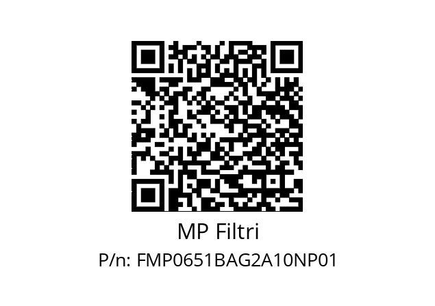  FMP-065-1-B-A-G2-A10-N-P01 MP Filtri FMP0651BAG2A10NP01