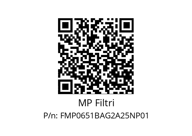  FMP-065-1-B-A-G2-A25-N-P01 MP Filtri FMP0651BAG2A25NP01