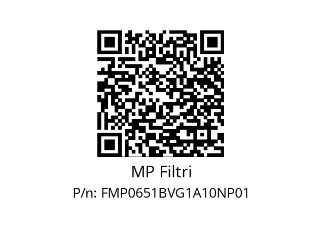  FMP-065-1-B-V-G1-A10-N-P01 MP Filtri FMP0651BVG1A10NP01