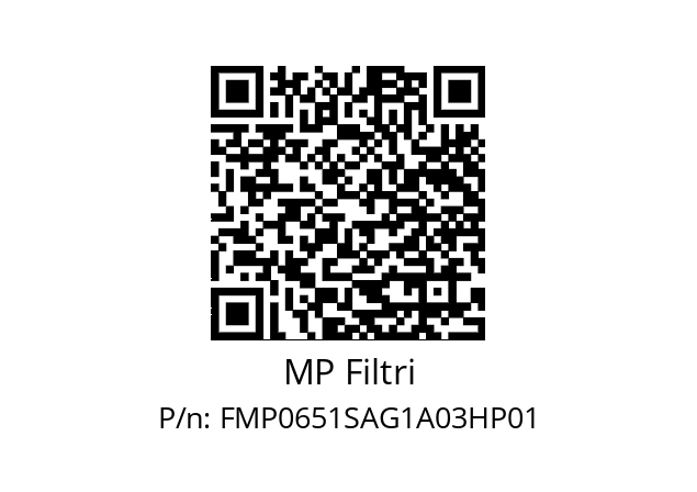  FMP-065-1-S-A-G1-A03-H-P01 MP Filtri FMP0651SAG1A03HP01