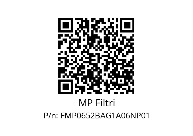  FMP-065-2-B-A-G1-A06-N-P01 MP Filtri FMP0652BAG1A06NP01