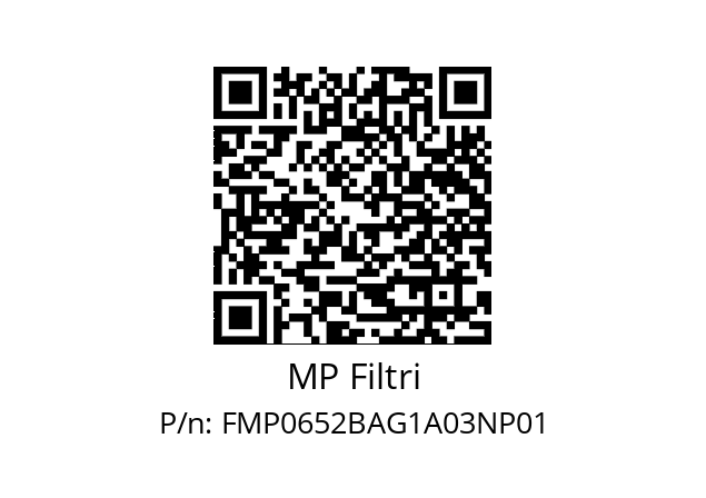  FMP-065-2-B-A-G1-A03-N-P01 MP Filtri FMP0652BAG1A03NP01