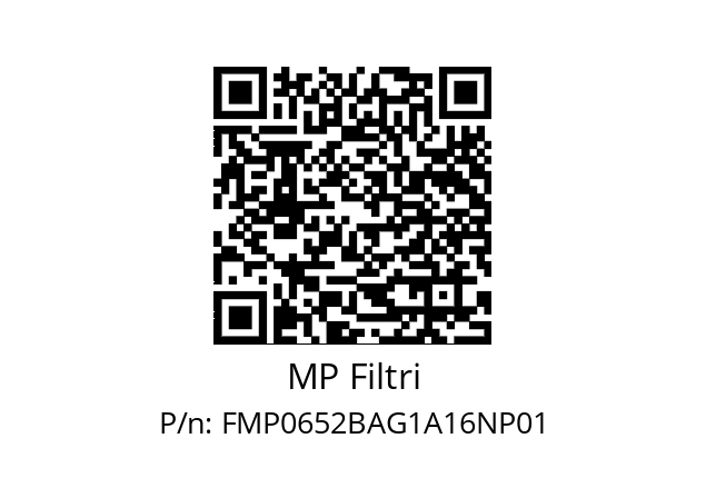  FMP-065-2-B-A-G1-A16-N-P01 MP Filtri FMP0652BAG1A16NP01