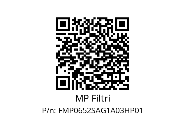  FMP-065-2-S-A-G1-A03-H-P01 MP Filtri FMP0652SAG1A03HP01