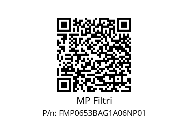  FMP-065-3-B-A-G1-A06-N-P01 MP Filtri FMP0653BAG1A06NP01