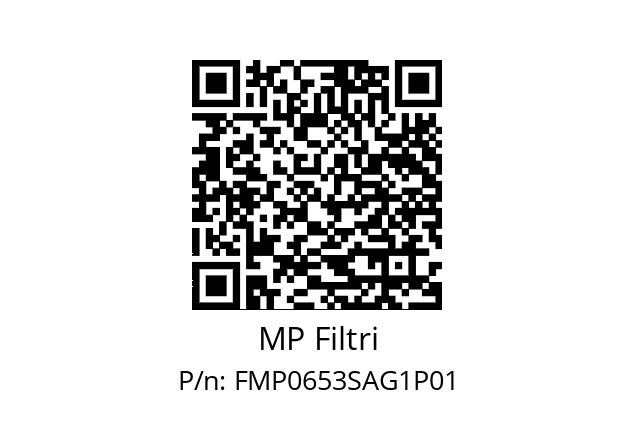  FMP-065-3-S-A-G1-XXX-P01 MP Filtri FMP0653SAG1P01