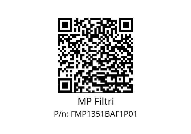  FMP-135-1-B-A-F1-XXX-P01 MP Filtri FMP1351BAF1P01