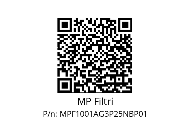  MPF-100-1-A-G3-P25-N-B-P01 MP Filtri MPF1001AG3P25NBP01