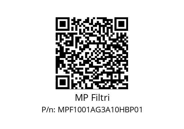  MPF-100-1-A-G3-A10-H-B-P01 MP Filtri MPF1001AG3A10HBP01