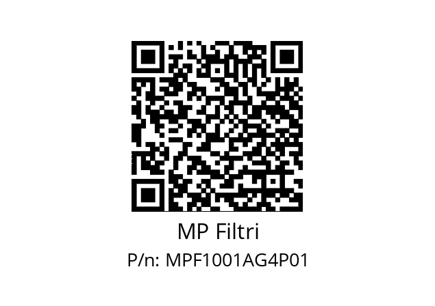  MPF-100-1-A-G4-XXX-P01 MP Filtri MPF1001AG4P01