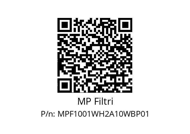  MPF-100-1-W-H2-A10-W-B-P01+T5 MP Filtri MPF1001WH2A10WBP01