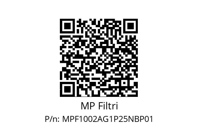  MPF-100-2-A-G1-P25-N-B-P01 MP Filtri MPF1002AG1P25NBP01