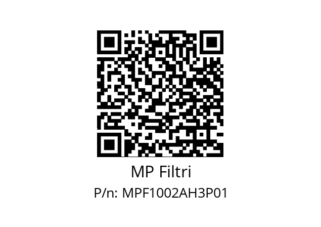  MPF-100-2-A-H3-XXX-P01+T5 MP Filtri MPF1002AH3P01