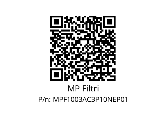  MPF-100-3-A-C3-P10-N-E-P01 MP Filtri MPF1003AC3P10NEP01