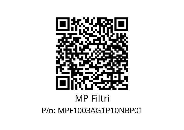  MPF-100-3-A-G1-P10-N-B-P01 MP Filtri MPF1003AG1P10NBP01