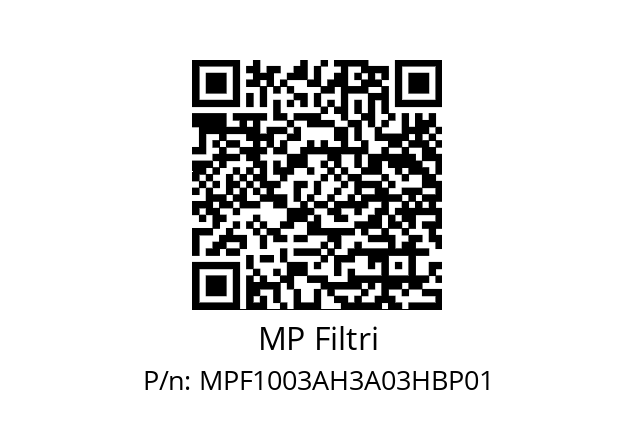  MPF-100-3-A-H3-A03-H-B-P01+T5 MP Filtri MPF1003AH3A03HBP01