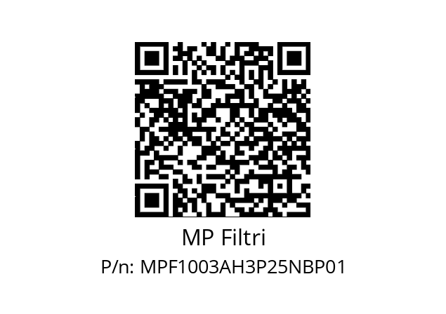  MPF-100-3-A-H3-P25-N-B-P01+T5 MP Filtri MPF1003AH3P25NBP01