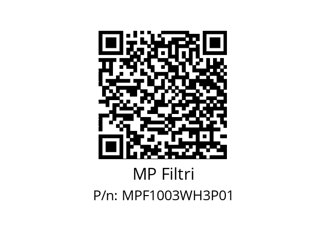  MPF-100-3-W-H3-XXX-P01+T5 MP Filtri MPF1003WH3P01