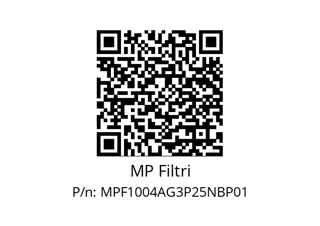  MPF-100-4-A-G3-P25-N-B-P01 MP Filtri MPF1004AG3P25NBP01