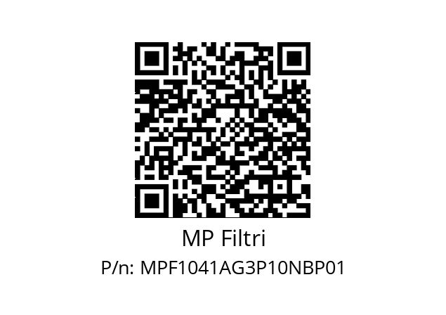  MPF-104-1-A-G3-P10-N-B-P01 MP Filtri MPF1041AG3P10NBP01