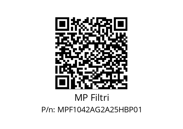  MPF-104-2-A-G2-A25-H-B-P01 MP Filtri MPF1042AG2A25HBP01